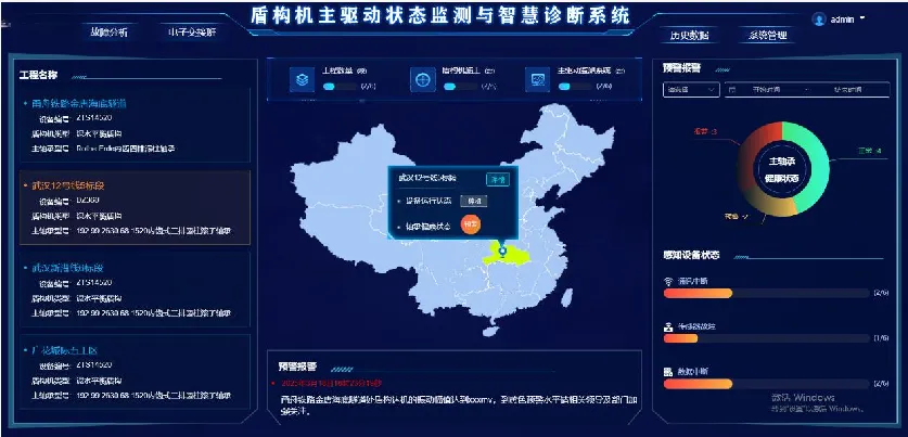 盾构机主驱动状态监测与智慧诊断系统