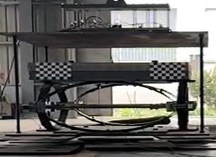 准零刚度隔振抗冲平台